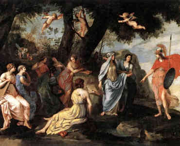 Minerve et les Muses