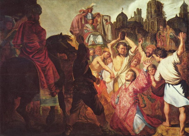 Palam&egrave;de devant Agamemnon