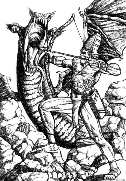 Mardouk contre Tiamat